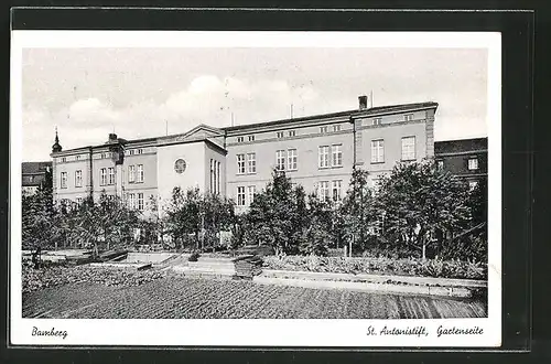 AK Bamberg, Gartenseite am St. Antonistift