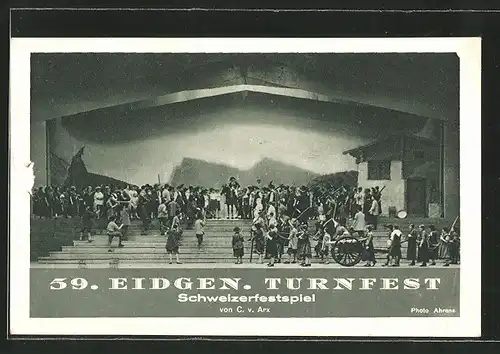 AK Luzern, 59. Eidg. Turnfest 1928, Schweizerfestspiel