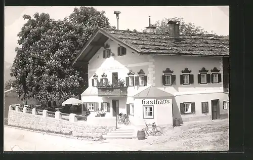 Foto-AK Wörgl, Blick zum Gasthaus