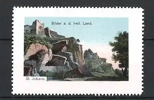 Reklamemarke St. Johann, Bilder aus dem heiligen Land