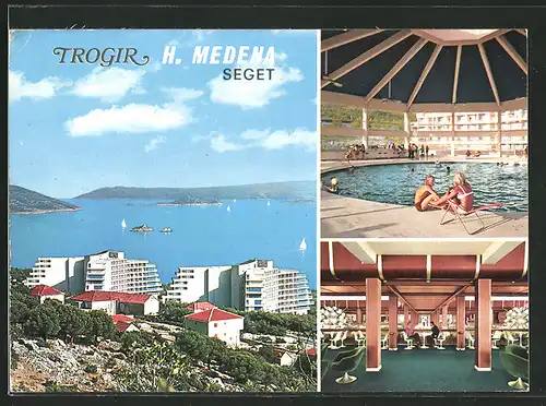 AK Trogir, Innen- und Aussenansicht vom Hotel Medena