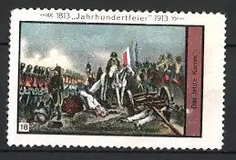 Reklamemarke Befreiungskriege, Napoleon & das letzte Karree, Jahrhundertfeier 1813-1913
