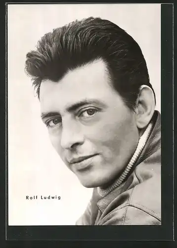 AK Schauspieler Rolf Ludwig in jungen Jahren, DDR