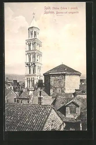 AK Split / Spalato, Stolna Crkva i zvonik, Duomo col campanile