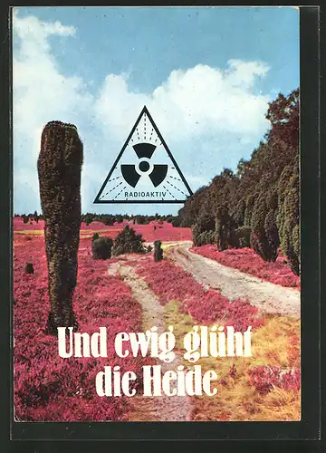 AK Und ewig glüht die Heide, Hermann-Löns-Gedächtniskarte, Anti-Atomkraft