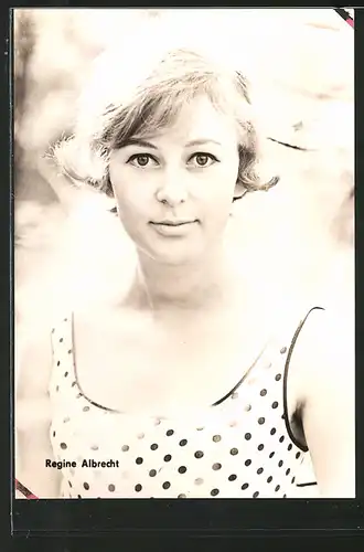 AK Portrait der Schauspielerin Regine Albrecht
