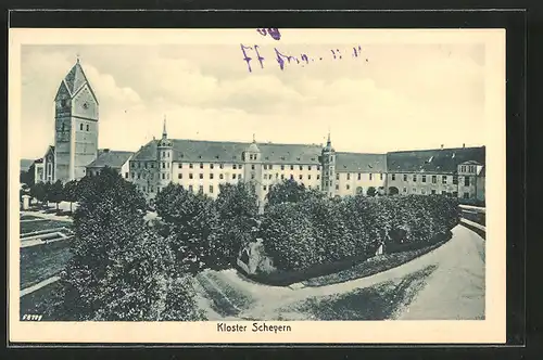 AK Scheyern, Blick zum Kloster
