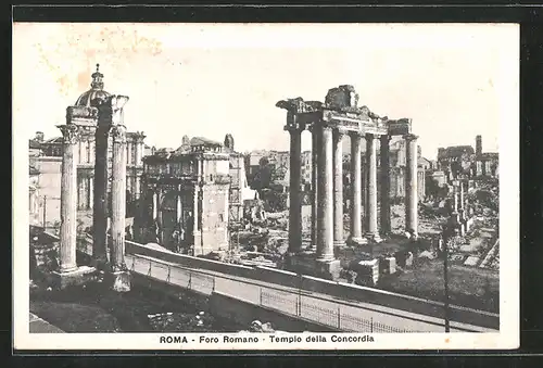 AK Rom, Foro Romano, Tempio della Concordia