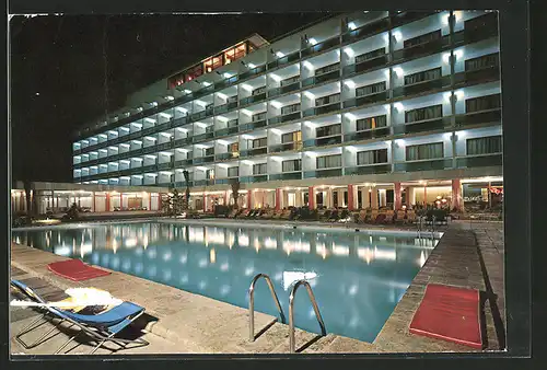 AK Can Picafort, Hotel Gran Vista bei Nacht
