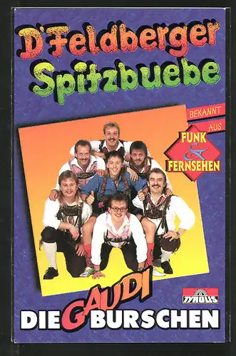 AK Musiker der Gruppe "D'Feldberger Spitzbuebe"