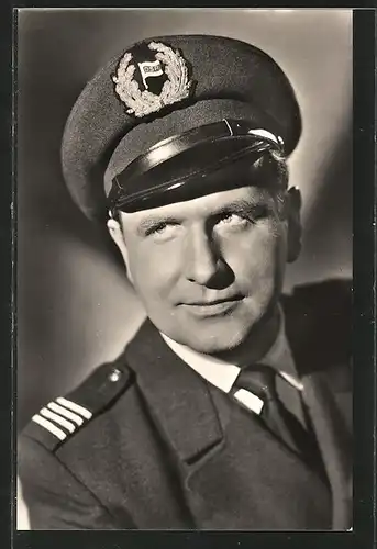 AK Schauspieler Günther Simon in Uniform