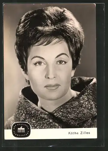AK Portrait der Schauspielerin Käthe Zilles