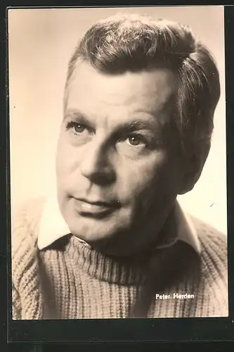 AK Schauspieler Peter Herden, Porträt