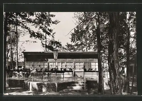 AK Balatonszabadi, Üdülö, Restaurant mit Terrasse