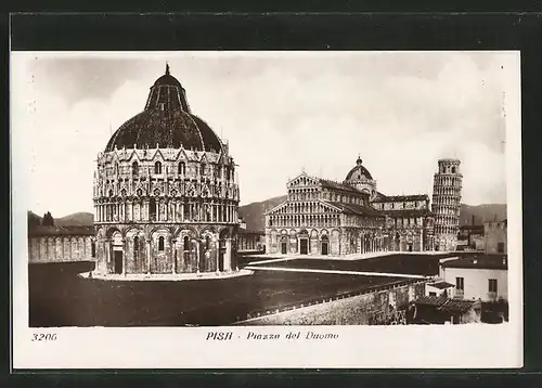 AK Pisa, Piazza del Duomo, Dom und der schiefe Turm von Pisa