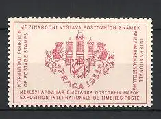 Reklamemarke Prag, Briefmarken-Ausstellung 1955, Wappen