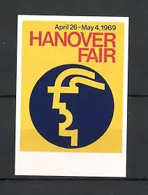 Reklamemarke Hanover, Hanover Fair 1969, Messelogo