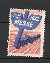 Reklamemarke Budapest, Messe 1932, Messelogo