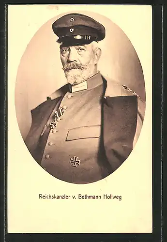 AK Reichskanzler von Bethmann Hollweg in Uniform