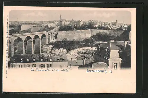 AK Luxembourg, La Passerelle et la Ville