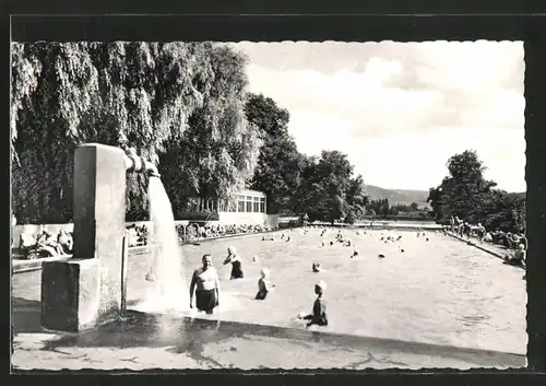 AK Bad Niederbreisig, grosses Schwimmbad