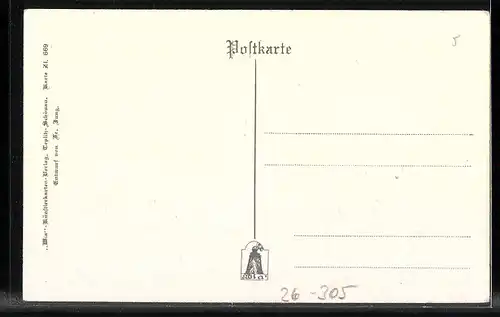 Künstler-AK Franz Jung-Ilsenheim: Es liegt eine Krone im grünen Rhein, Deutschtum