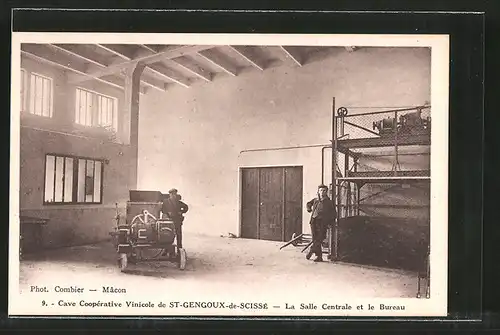 AK Wein, Cave Cooperative Vinicole de St. Gengoux-de-Scisse, La Salle Centrale et le Bureau