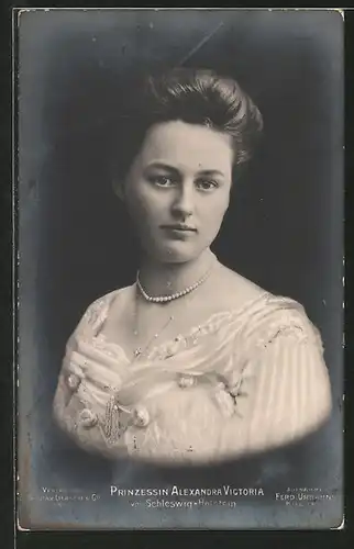 AK Prinzessin Alexandra Victoria von Schleswig-Holstein