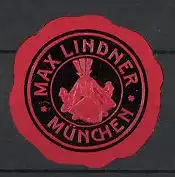 Präge-Reklamemarke München, Max Lindner, Wappen