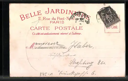 Lithographie Paris, Belle Jardinière, 2 Rue du Pont-Neuf, la Mode en 1900