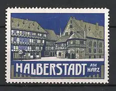 Reklamemarke Halberstadt, Partie in der Altstadt