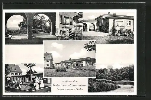 AK Sobernheim, Rote Kreuz-Sanatorium, Gebäudeansichten