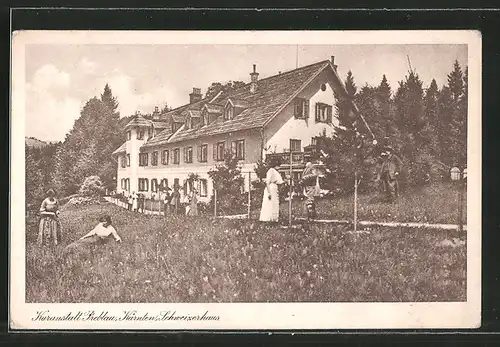 AK Preblau, Schweizerhaus der Kuranstalt