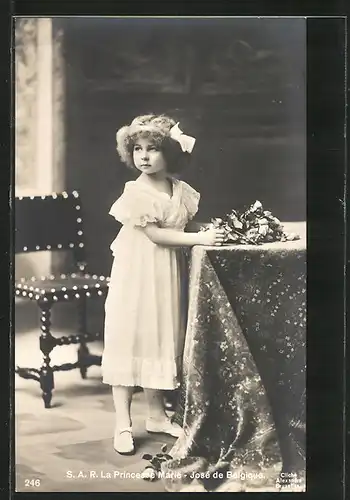 AK Prinzessin Marie-José von Belgien als Kind