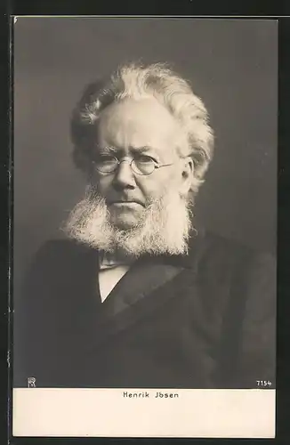 AK Henrik Ibsen, Portrait des Schriftstellers
