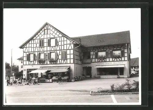 AK Winterthur-Wulflingen, Migros am Lindenplatz & Nänni Bach\'s Blumenladen