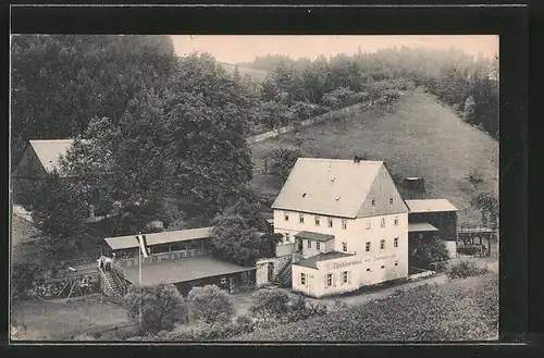 AK Bad Schandau, Gasthaus zur Forstmühle im Krippengrund