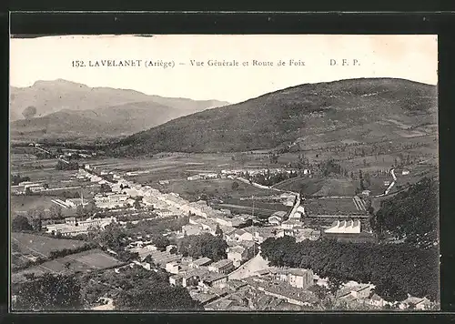 AK Lavelanet, Vue générale et route de Foix