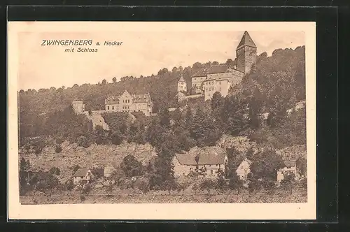 AK Zwingenberg, Teilansicht mit Schloss