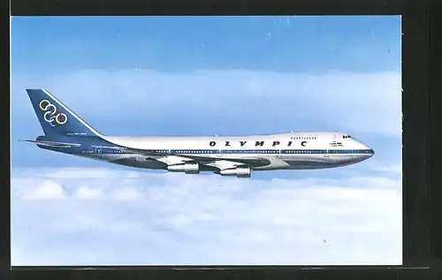 AK Fluggesellschaft "Olympic Airlines", Flugzeug "Boeing 747"