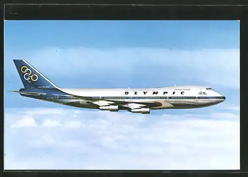 AK Fluggesellschaft "Olympic Airlines", Flugzeug "Boeing 747"