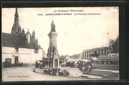 AK Sainte Anne D'Auray, La Fontaine miraculeuse