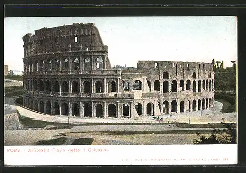 AK Roma, Anfiteatro Flavio detto il Colosseo, Kolosseum