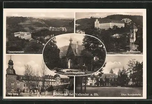 AK Schönstatt, Altes Bundesheim, Bundesheim, Wildburg, Gnadenkapelle