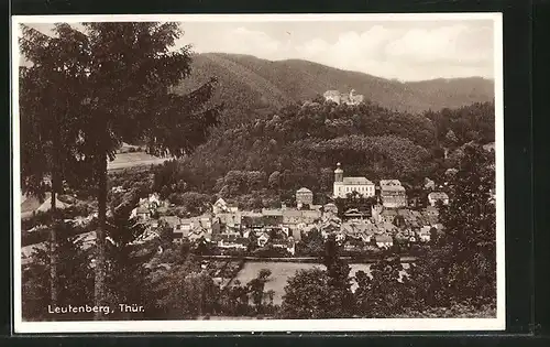 AK Leutenberg, Teilansicht mit Kirche