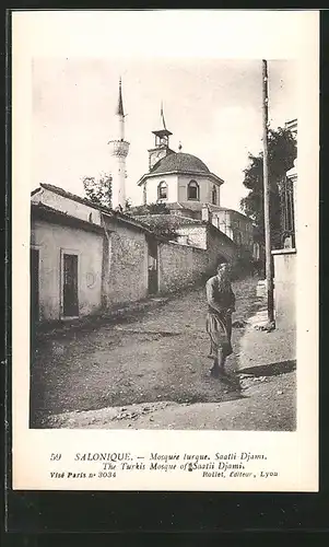 AK Salonique, Mosquee lurque Saatli-Djami