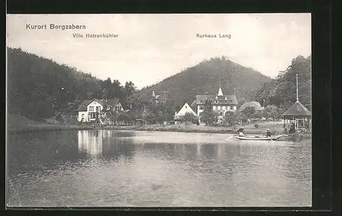 AK Bergzabern, Villa Hatzenbühler, Kurhaus Lang