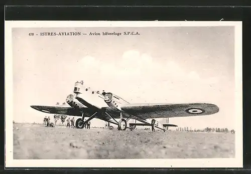 AK Istres-Aviation, Aviation bifuselage S.P.C.A., Zweimotoriges Flugzeuga