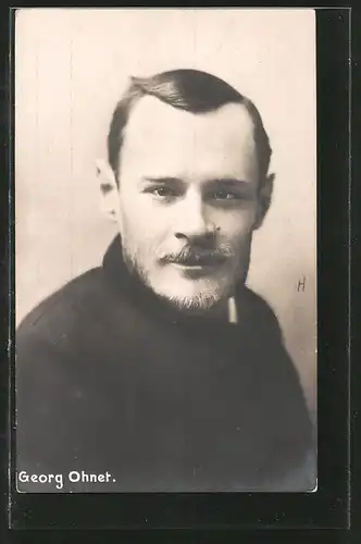 AK Georg Ohnet, Portrait des Schriftstellers