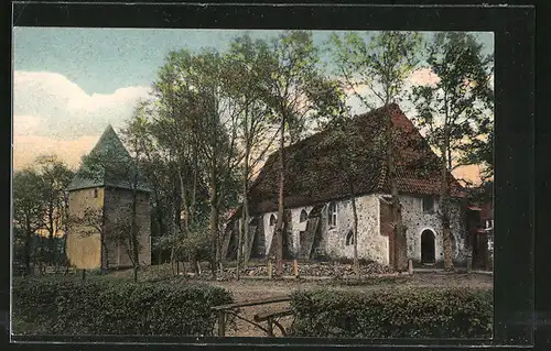 AK Bispingen, Lüneburger Heide, Kirche aus dem 13. Jahrhundert